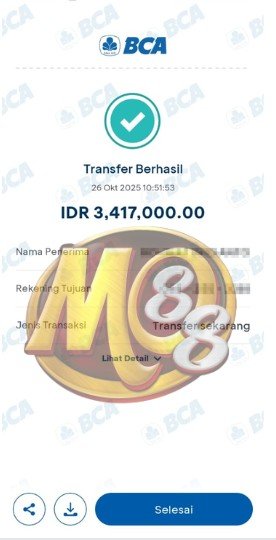 Bukti Pembayaran JP Meo88 8